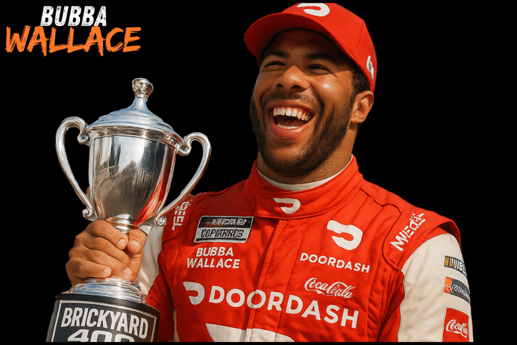 Bubba Wallace wins Brickyard 400