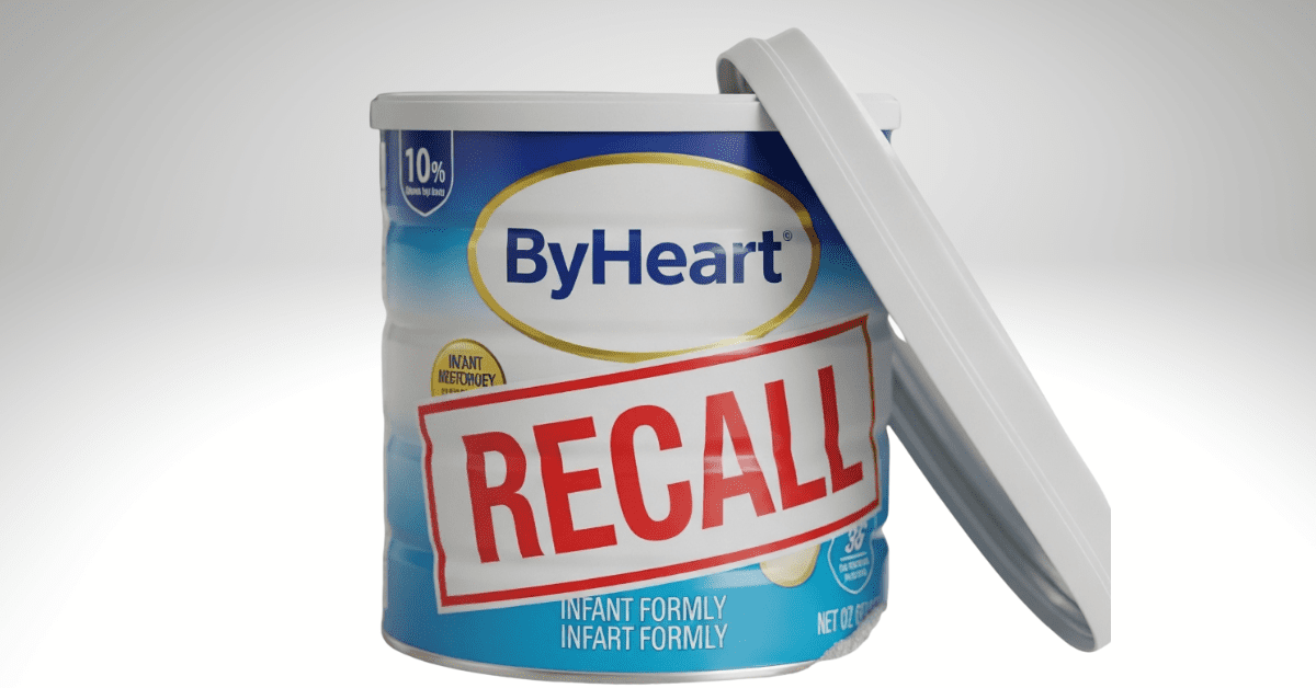 ByHeart formula recall