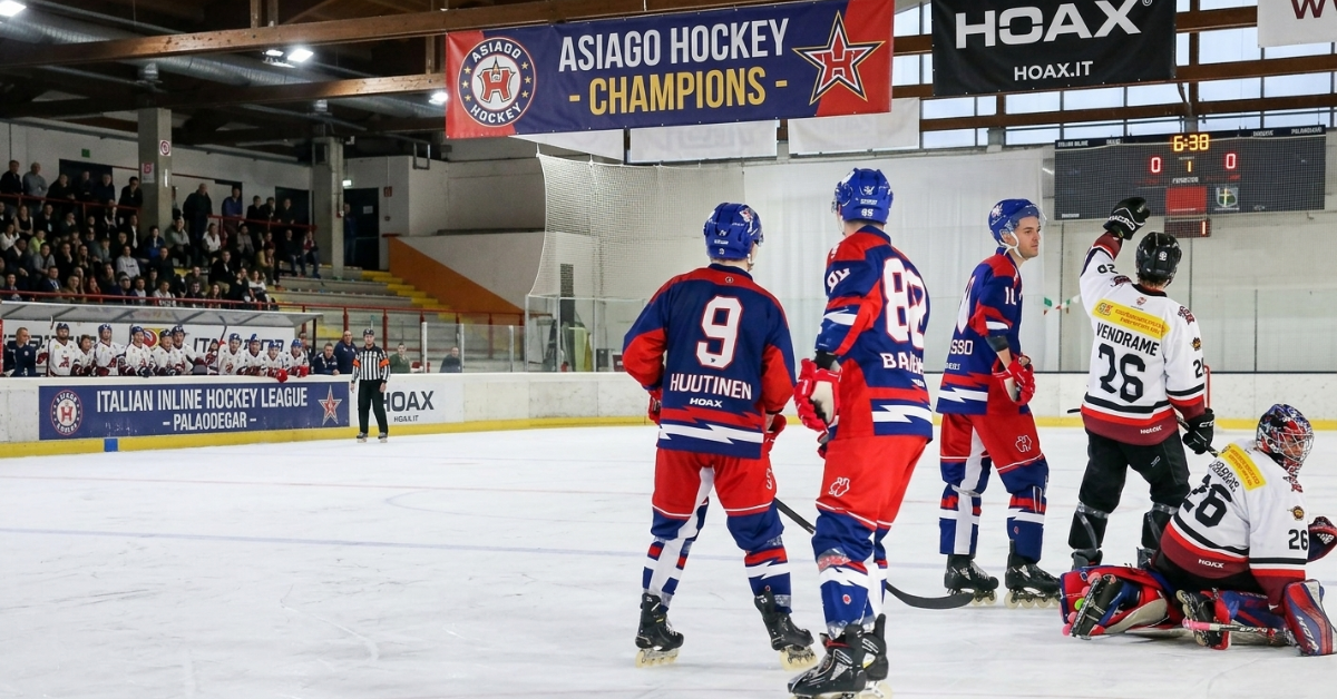 Asiago Hockey Crushes Vicenza 12-1 in Playoff Rout